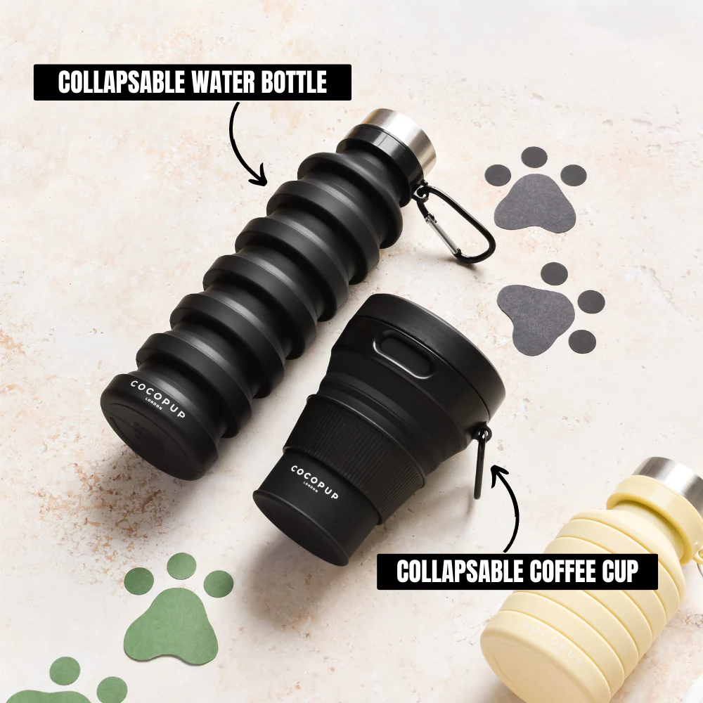 Collapsible Coffee Cup - Black - Image 3