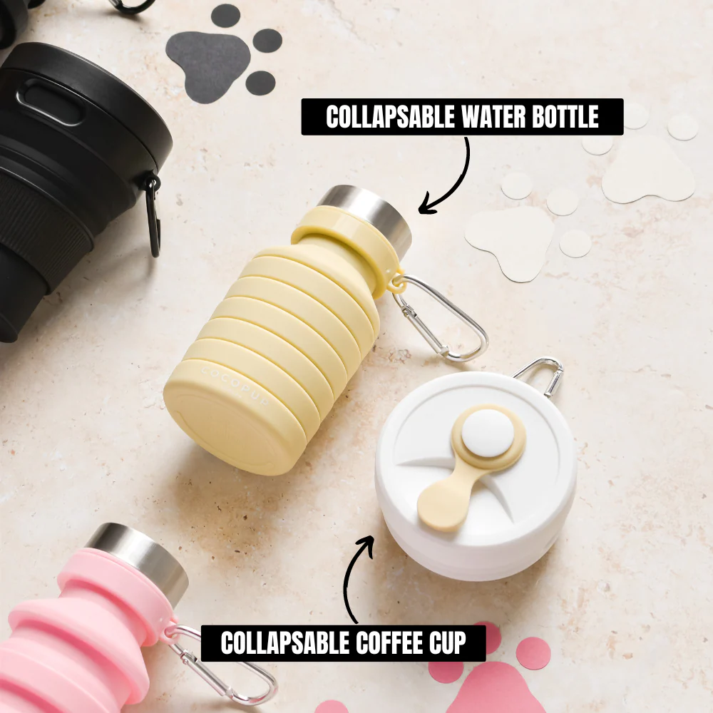 Collapsible Water Bottle - Nude - Image 3