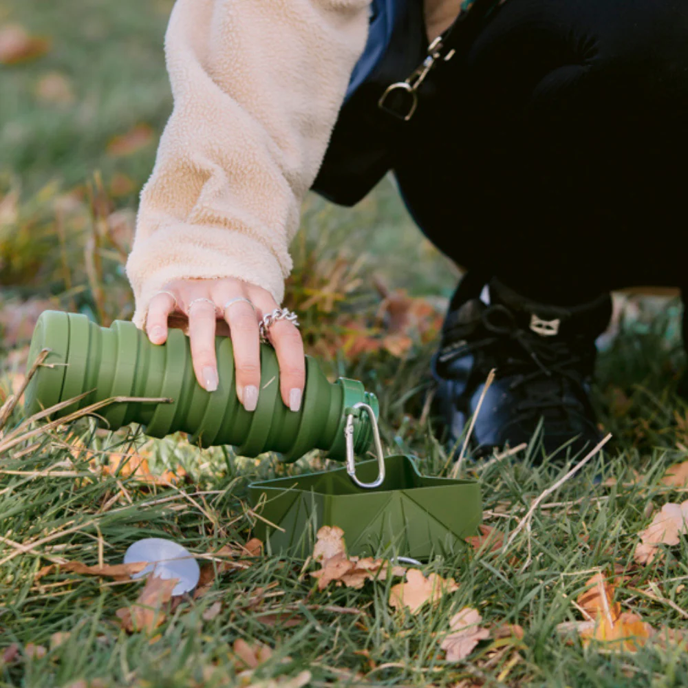 Foldable Travel Bowl - Khaki - Image 6