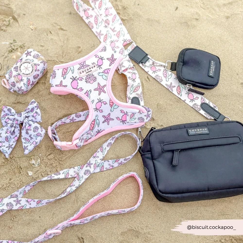 Pawcific Pink Reef Adjustable Neck HARNESS - Image 11