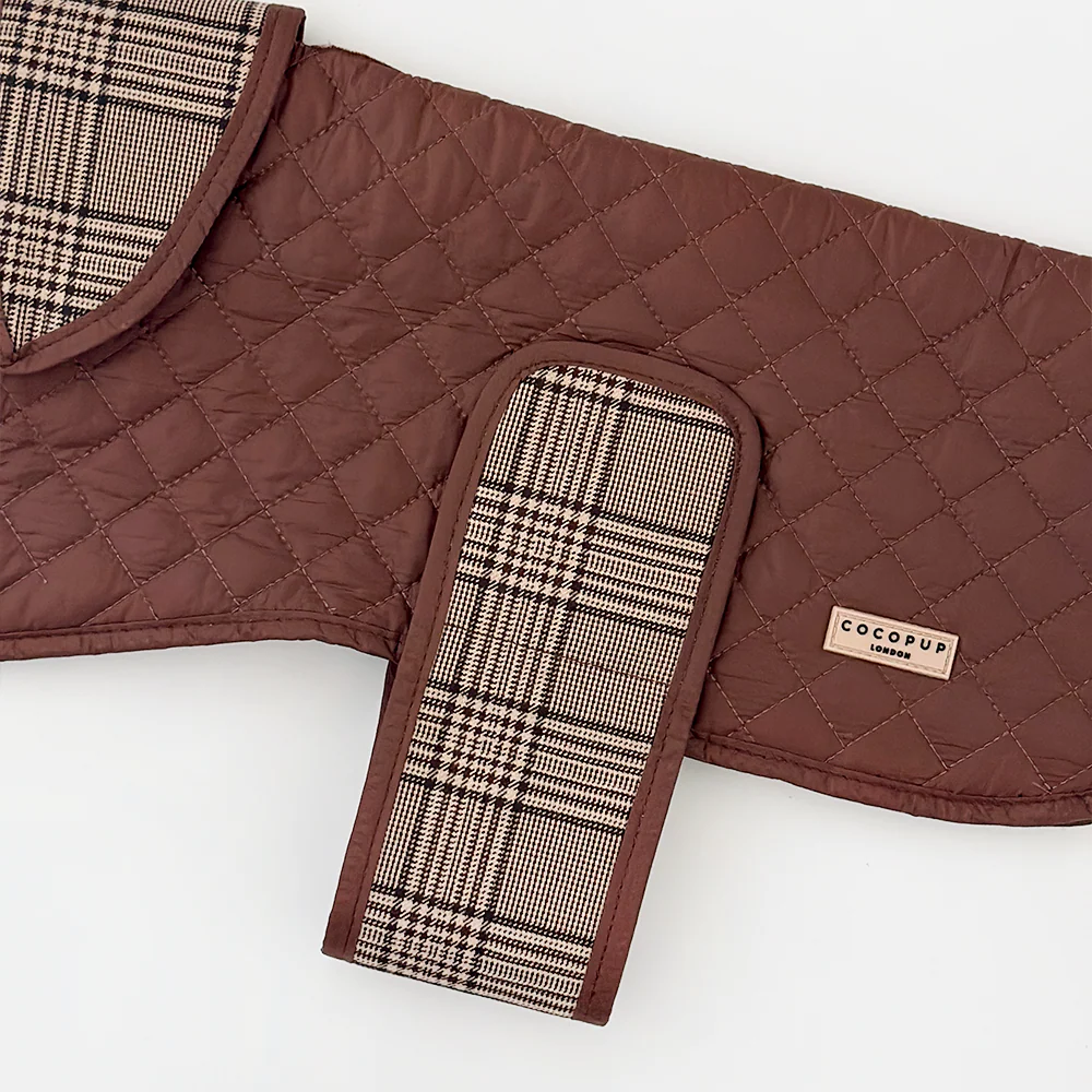 Quilted Dog Coat - Pup Plaid - Image 4