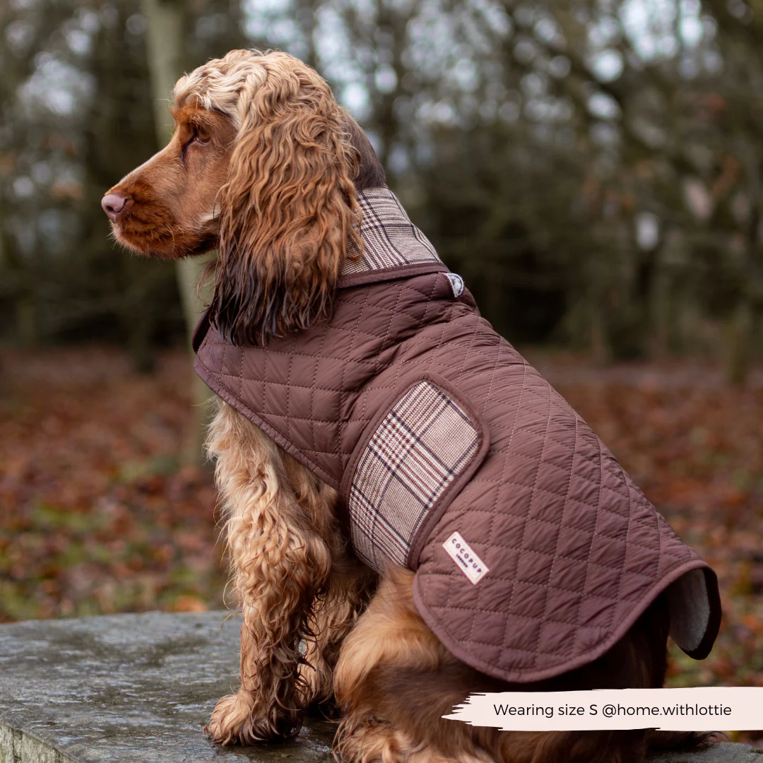 Quilted Dog Coat - Pup Plaid - Image 8